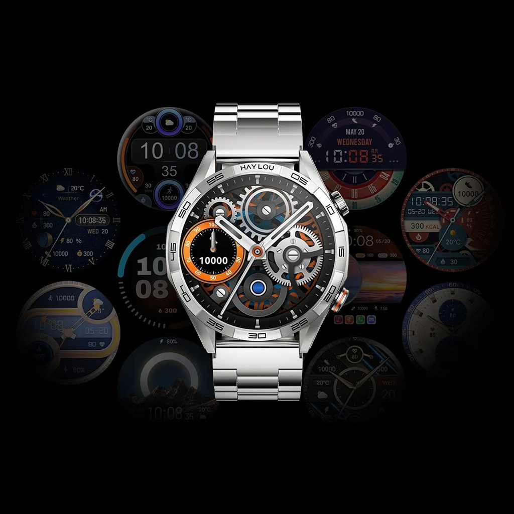 Smartwatch Haylou Solar 5, Pantalla AMOLED de 1,58″, IP68 a prueba de agua