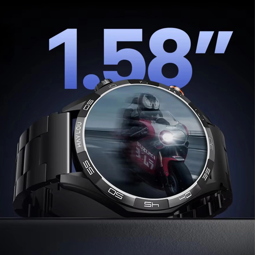 Smartwatch Haylou Solar 5, Pantalla AMOLED de 1,58″, IP68 a prueba de agua