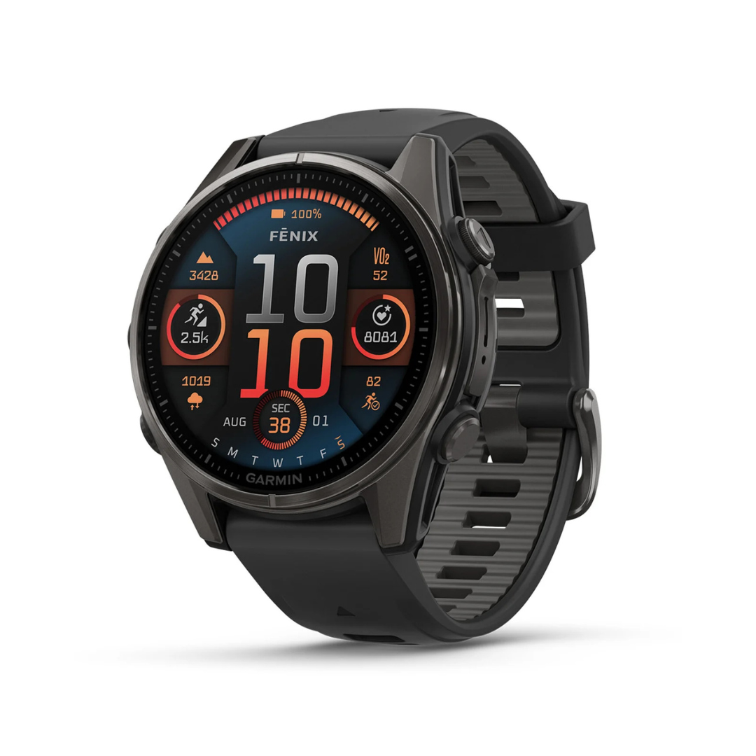 Reloj Garmin Fenix 8 Solar Titanium Sapphire Black 51 mm